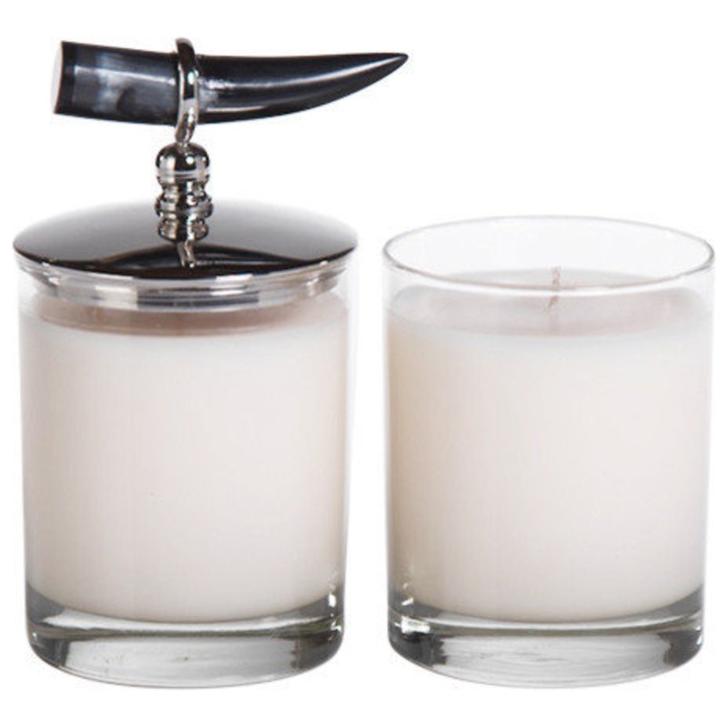 “Casablanca” Horn Scented Jar Candle (Set of 2) – Contemporary – Candles – by Zodax